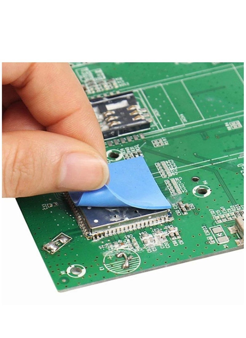 Y&D - 8 Pack Thermal Pad 100x100mm 0.5mm 1mm 1.5mm 2mm Highly Efficient Conductivity 6.0 W/mK Heat Resistant Silicone Pads for Laptop Heatsink CPU GPU SSD IC LED Cooler - Image 1