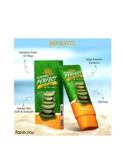 Farm Stay Farmstay Aloevera Perfect Sun Cream SPF50+/PA+++ 70g  - Image 2