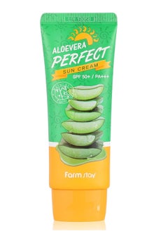 Farm Stay Farmstay Aloevera Perfect Sun Cream SPF50+/PA+++ 70g  - Image 5