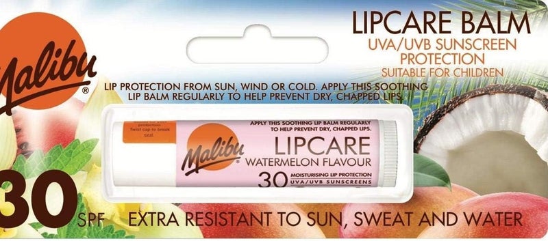 Malibu Sun Stick Lip Balm SPF 30 Watermelon Flavour
