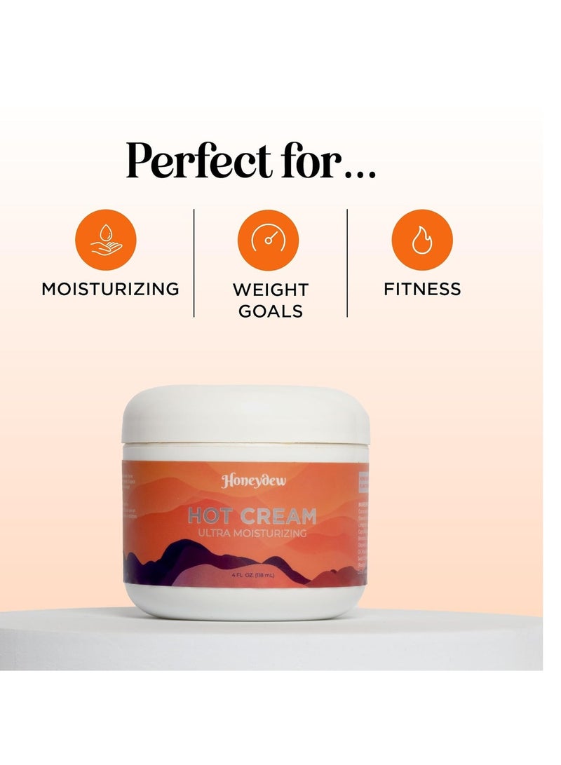 Hot Firming Lotion Sweat Enhancer - Skin tightening Cream for Stomach Fat and Cellulite - Sweat Cream for Better Workout Results - Long Lasting Moisturizing Pre and Post Workout Massage Lotion