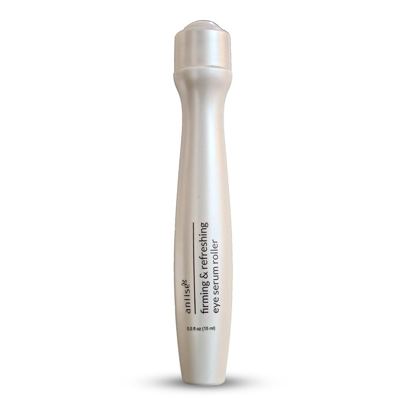 aniise Firming Refreshing Eye Serum Roller Reduces Puffiness Hydrates Rejuvenates Cooling Roller for Bright Youthful Eyes Vegan CrueltyFree ParabenFree SulfateFree AlcoholFree 15ml - Image 1