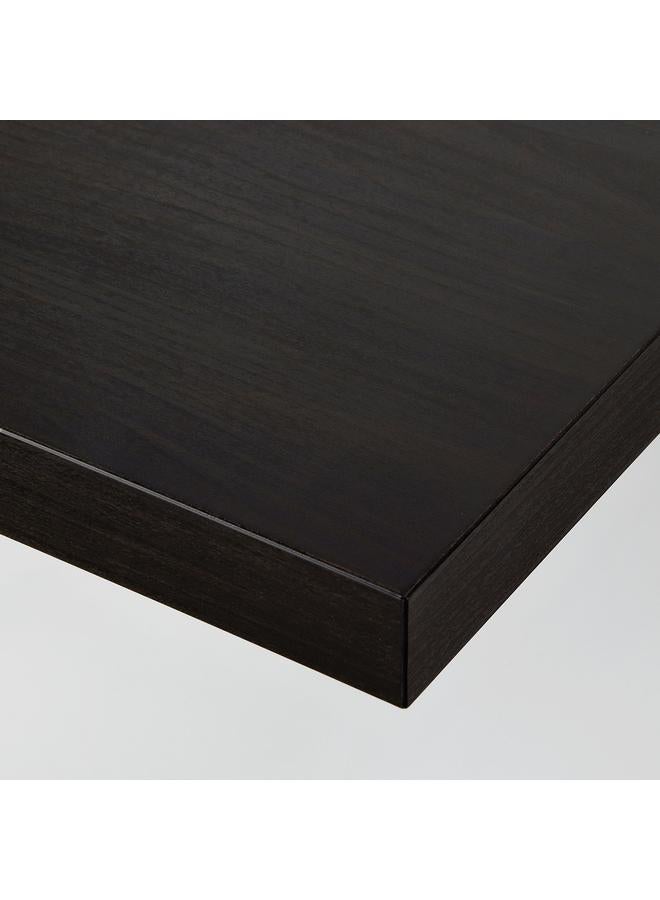 erorex Table, Black-Brown/White, 100X45 Cm - Image 3