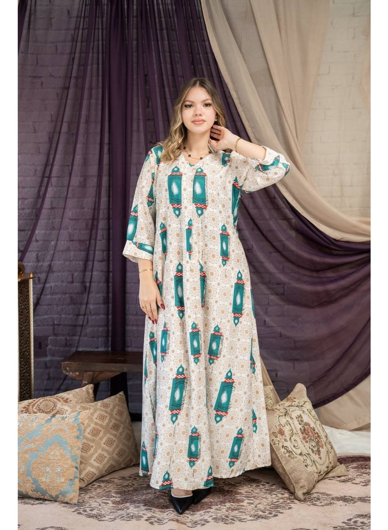 Brides Elegant and luxurious women's jalabiya made of Egyptian cotton