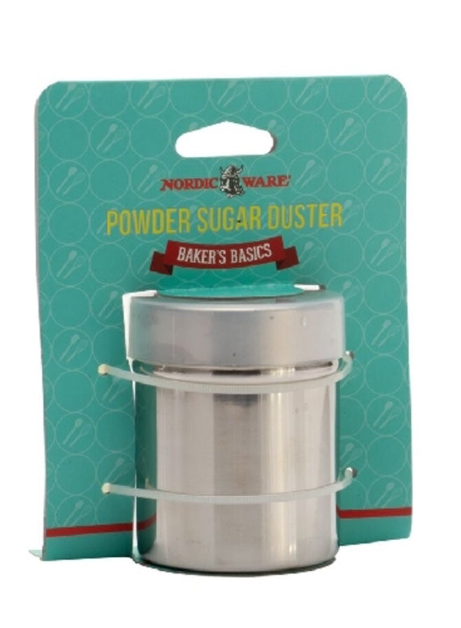 NORDICWARE Sturdy Stainless Steel Powder Sugar Duster Silver 01141 - Image 1