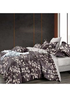 Duke microfiber bed sheet set 1 king size bed sheet and 2 pillow sets size 230 x 250 cm bed sheet 45 cm x 75 cm + 5cm pillow case