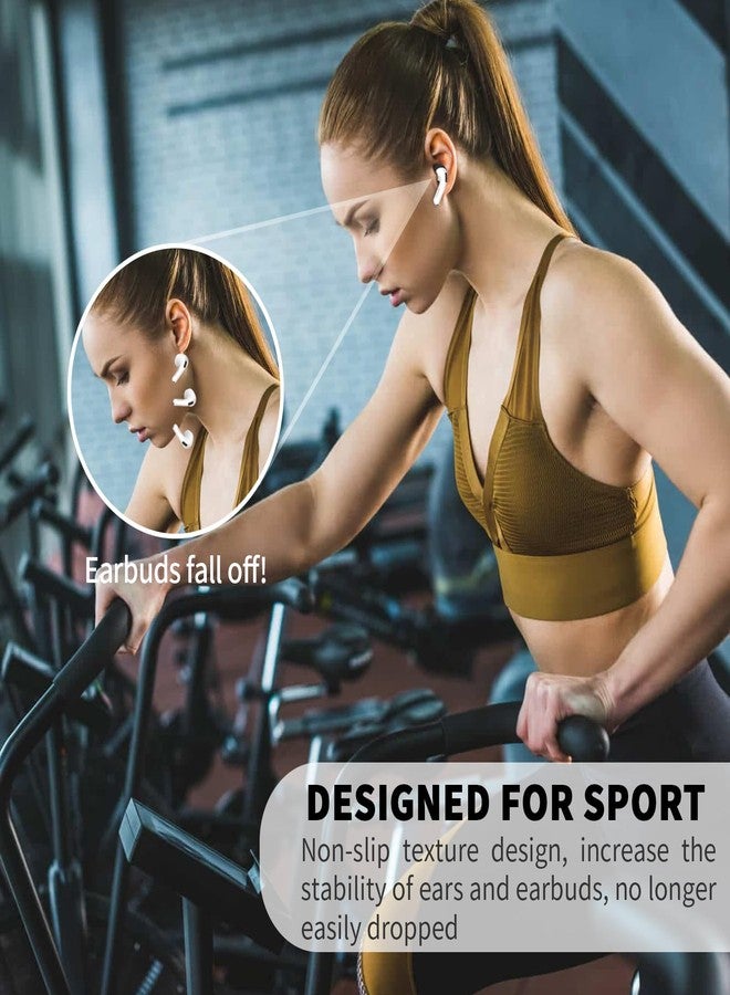 TUDIOW [5 Pairs] for AirPods 4 Ear Tips Covers Sport Anti Slip Anti Scratche Skin Soft Silicone Eartip AirPods 4 Gen Earbuds Accessories Compatible with Apple AirPods 4th Generation (5 Colors Mix) - Image 3