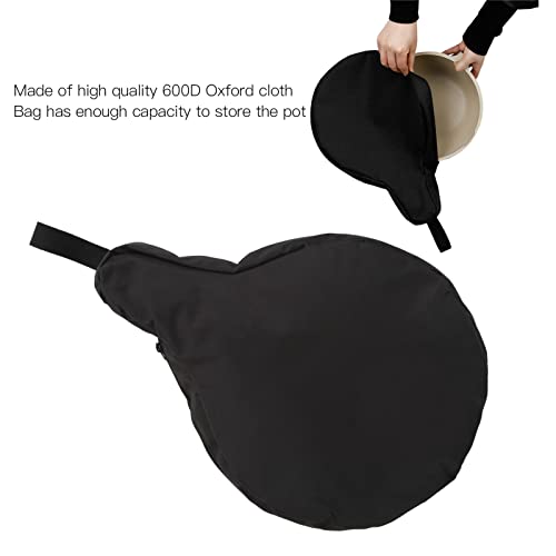 Restokki Cookware Storage Bag Outdoor 600D Oxford Cloth Cast Iron Skillet Bag Camping Skillet Pan Bag with Handle Beaches, Parks, Sports - Image 5