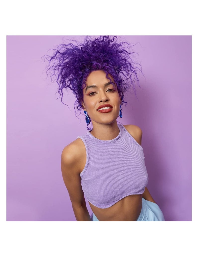 ARCTIC FOX Vegan and Cruelty-Free Semi-Permanent Hair Color Dye (4 Fl Oz, PURPLE AF) - Image 3