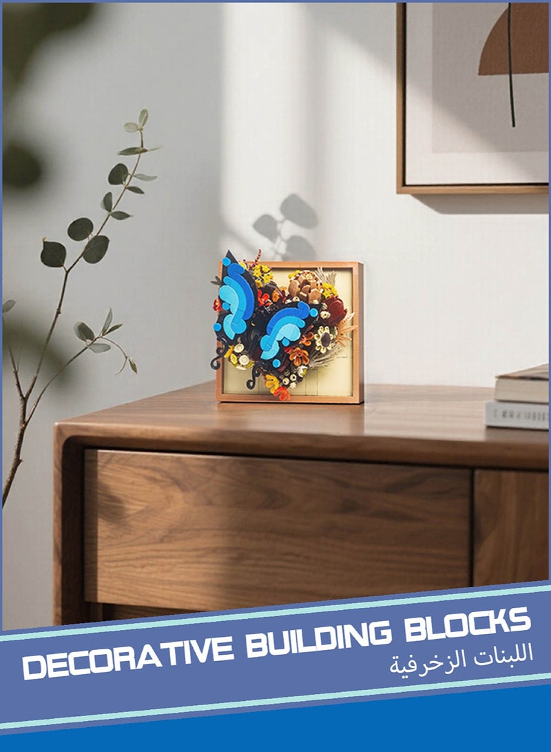 ornaments, trend toys, couple gifts, building block toys, suitable for consumers of all ages, children's jigsaw toys butterfly three-dimensional decoration, suitable as a birthday gift for children, can be used as furnitu decoration，home decoration - Image 1