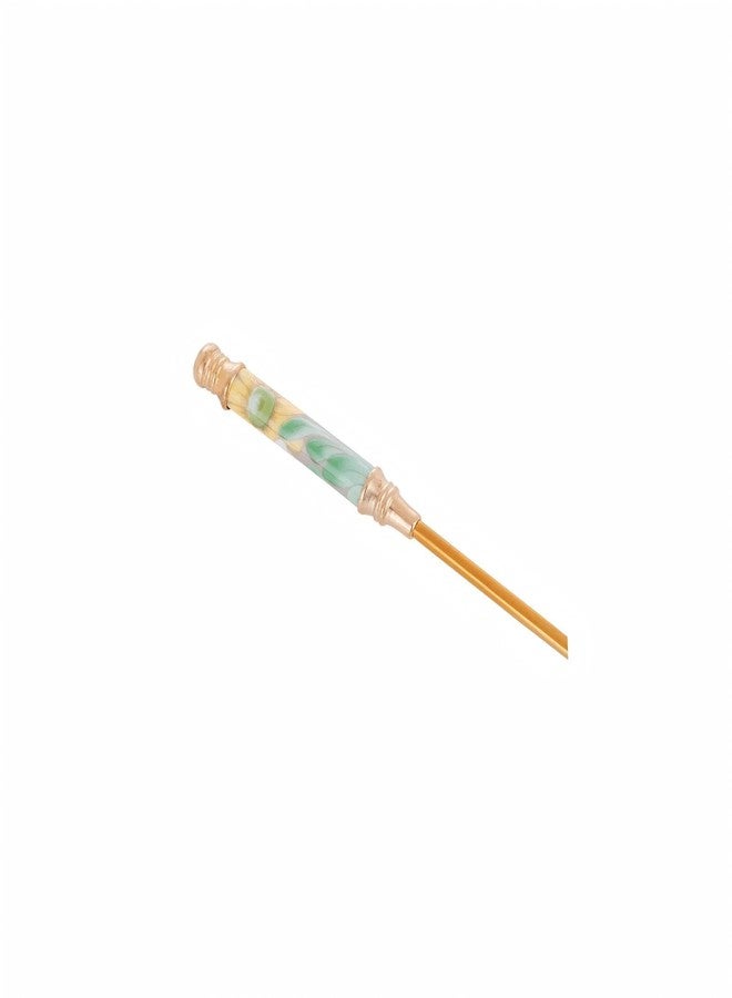 Aynsley Daisy Fine Bone China Teaspoon Green - 5.8in - Image 3