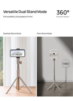 XGIMI Light Gold Portable Stand | Versatile Desktop and Floor Stand,Lightweight and Portable, Foldable, 360° Rotation, for HORIZON series, Elfin Flip, MoGo series, and Halo+  - Image 2