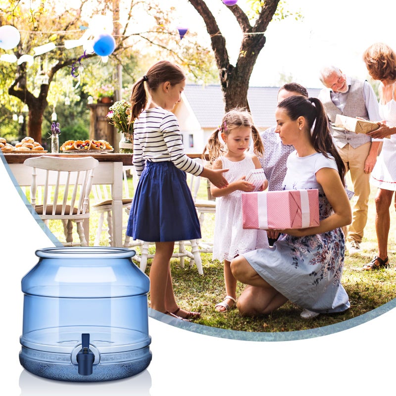 GlikCeil 5 Gallon Water Jug Dispenser Base with Spout for 3 to 5 Gallon Bottle Plastic Water Jug Holder Containers for Stand or Countertop(Blue) - Image 5