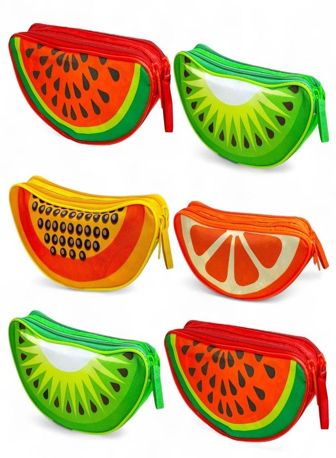 Tera13 TERA 13 School Pencil Pouch | Fruit Design Pencil Case for Students, Lightweight Zipper Pouch for Pens & Pencils | Kanjak Return Gift for Kids ((1Pcs)) - Image 1