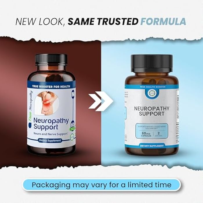 TRUEMED Neuropathy Support Neuro and Nerve Health Supplement with Vitamin D3, B6, B12, Acetyl-L-Carnitine, Alpha-Lipoic Acid, and Benfotiamine Supports Feet Nerve Function 60 Vegetable Capsules - Image 2