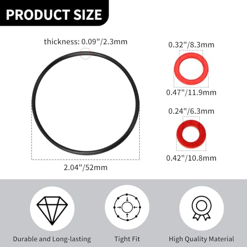 CLSR2U Carburetor Float Bowl Gasket Kit, Compatible with Hon da GX120 GX160 GX200 GXV120 GXV140 GXV160 Engine, Carburetor Replacement Lawn Mower Accessories Replace for 16010-ZE1-812 - Image 2