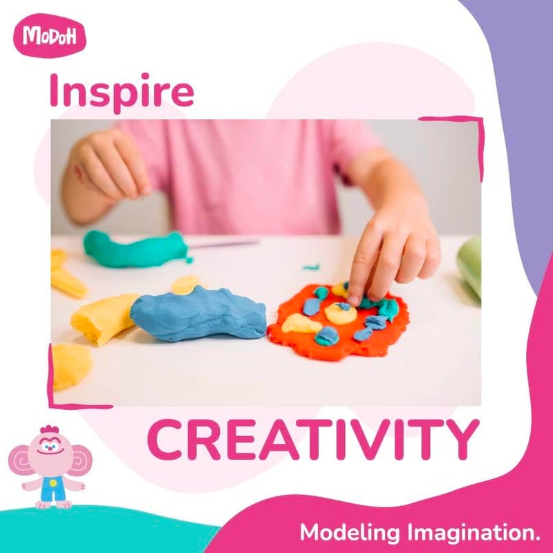 MODOH Plasticine Oil Based Modeling Clay, Non Hardening Reusable Clay, Non Toxic No Bake Professional Oil Base Sulfur Free Sculpting Clay (White) - Image 5