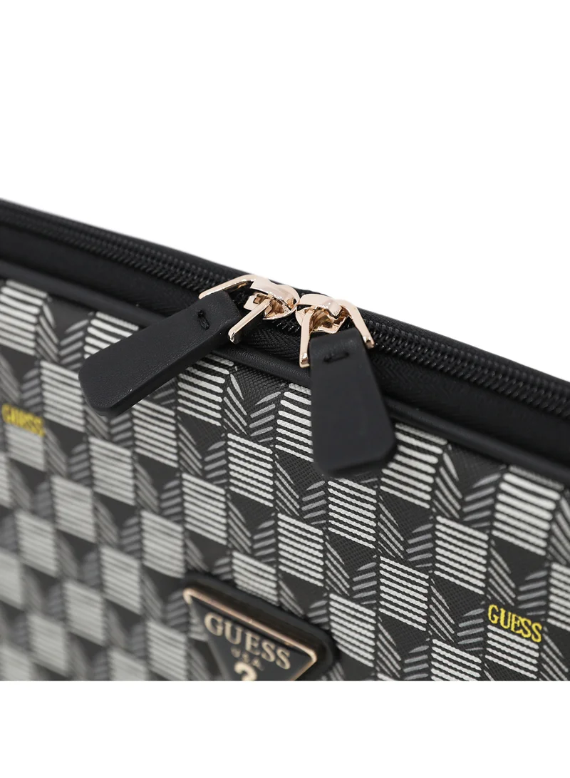 GUESS Guess Printed with Padded Laptop Pouch – Lightweight Travel &amp; Daily Use Bag