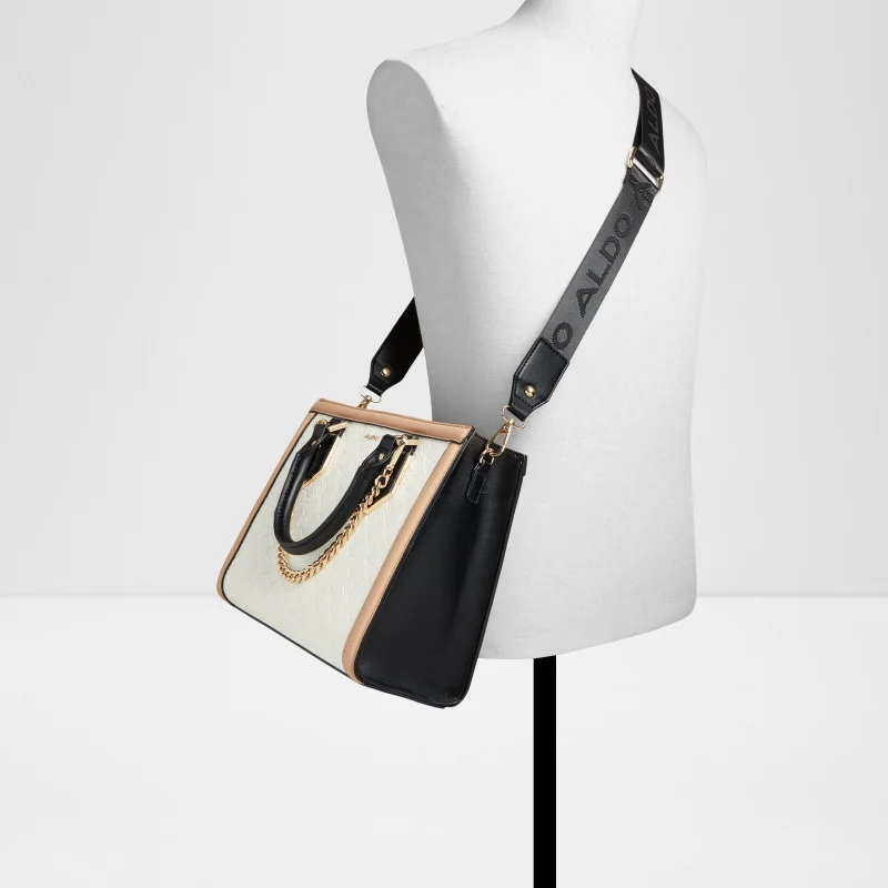 ALDO  MONDIANE Logo Detail Satchel Bag for Women | Best Price UAE