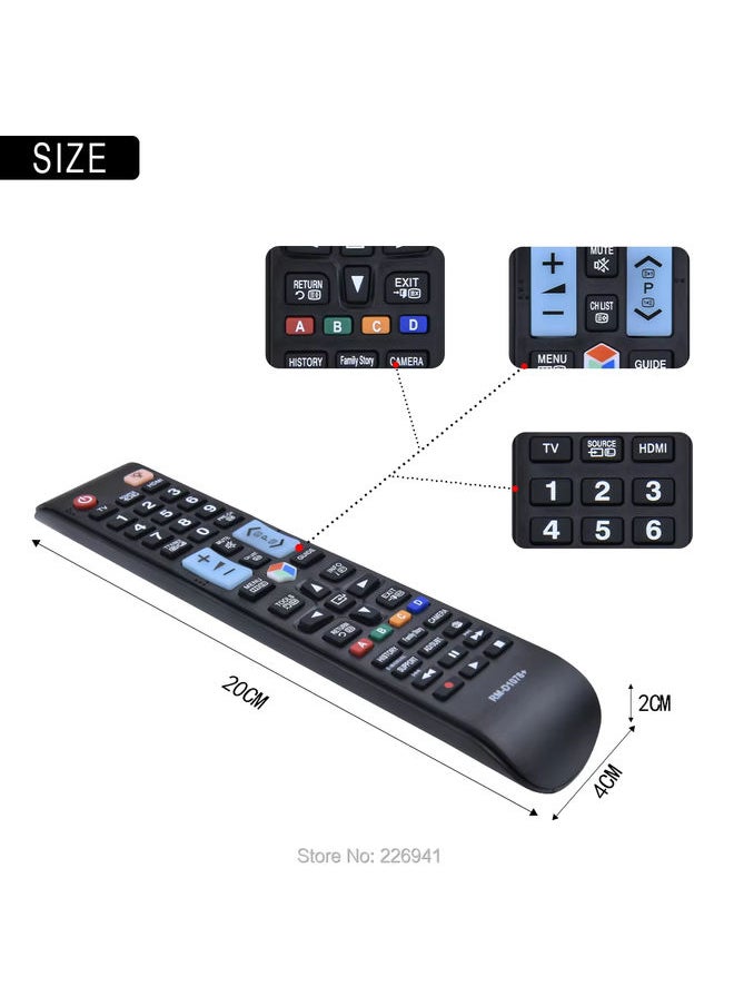 RM-D1078+ Universal Smart Remote Control Controller For Samsung AA59 BN59 Series 3D Smart TV LCD LED TV common Remote Controller - pzsku/Z164577A765A038DCCD5CZ/45/_/1732426058/71abbe30-4d4c-4b2d-b393-0af246472cc0