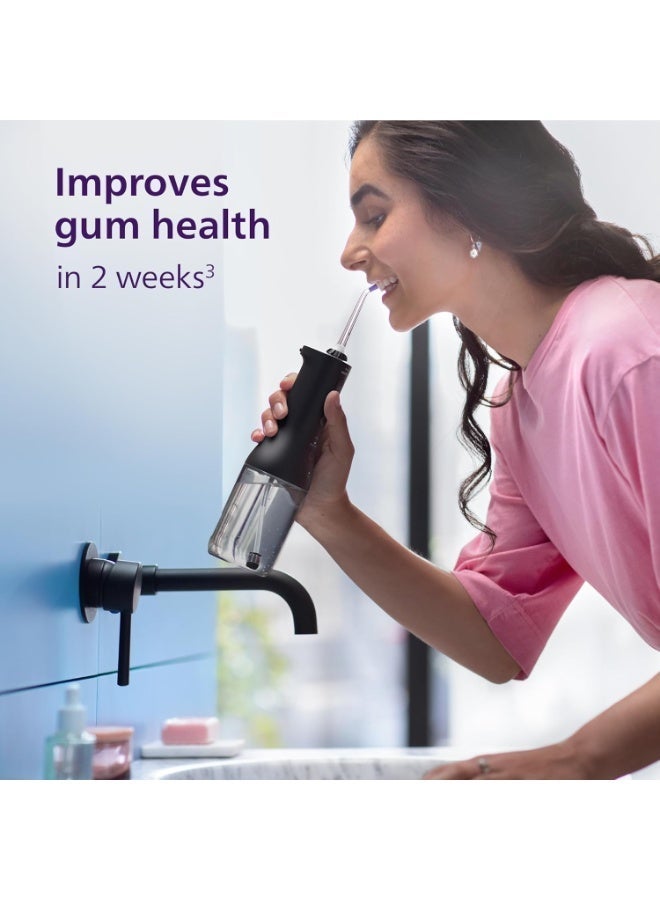 Philips Cordless Power Flosser 3000 with Quad Stream Technology, Ergonomic Design, black - Image 3