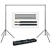 LINCO Lincostore Backdrop Support Stand Kit 10x6.5ft Adjustable Photography Studio Photo Background Support System with - Image 2