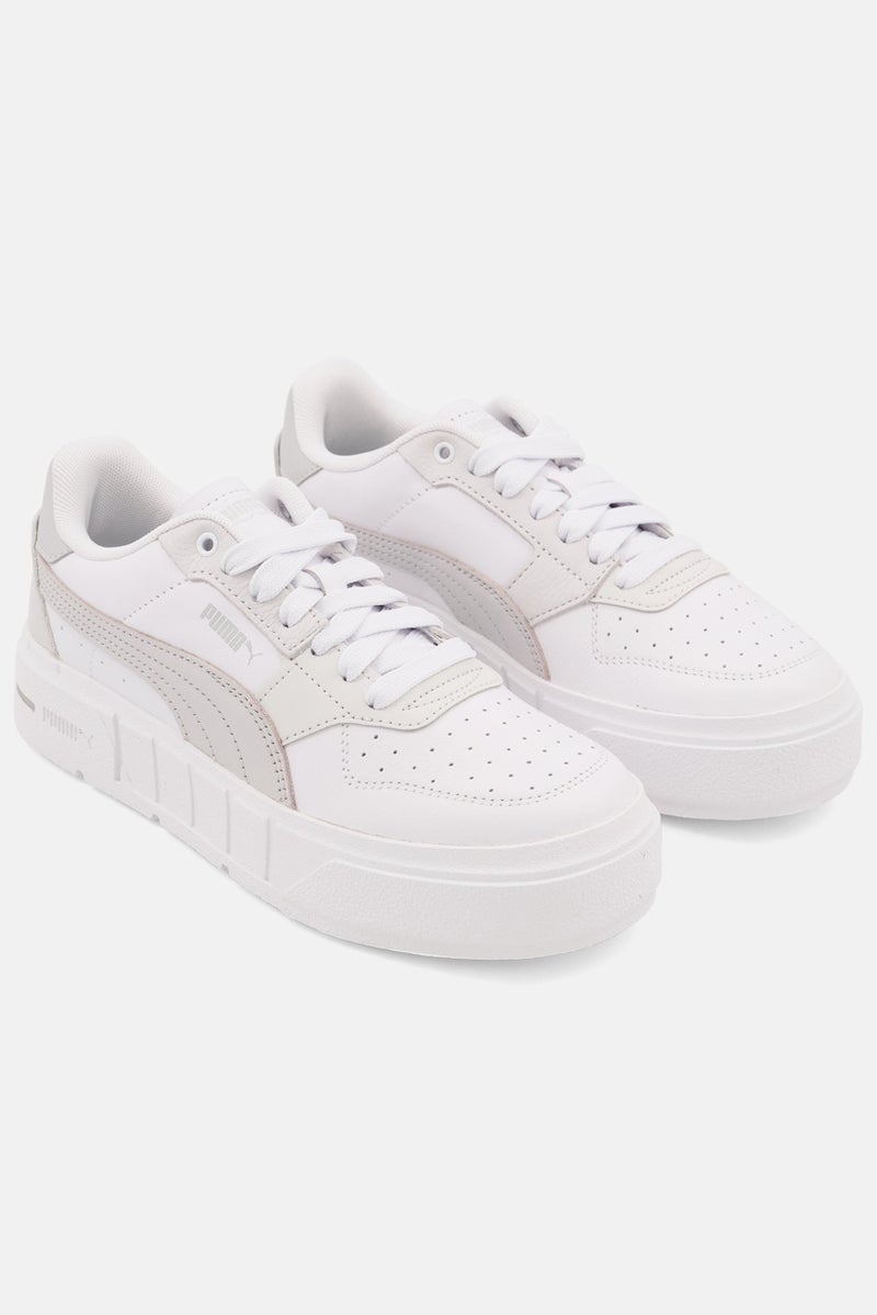PUMA Women Cali Court Lth Lace Up Sports Shoes, White - Image 1