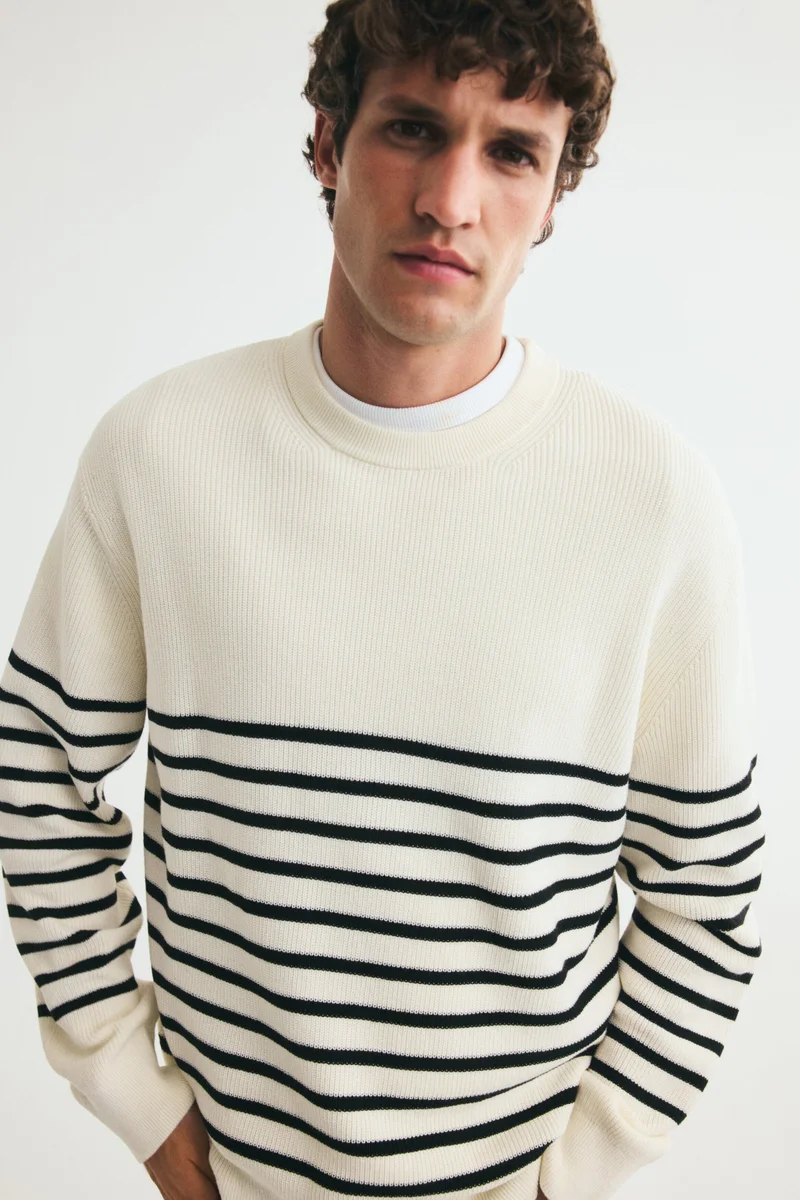 H&M Regular Fit Rib-knit cotton jumper