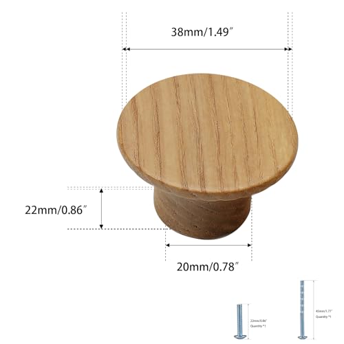 Evionlin 2 Packround Minimalist and HighEnd ChineseStyle Cabinet Door Handles Cabinet Drawer Pulls SingleHole Wardrobe Knobs Wooden Door - Image 3
