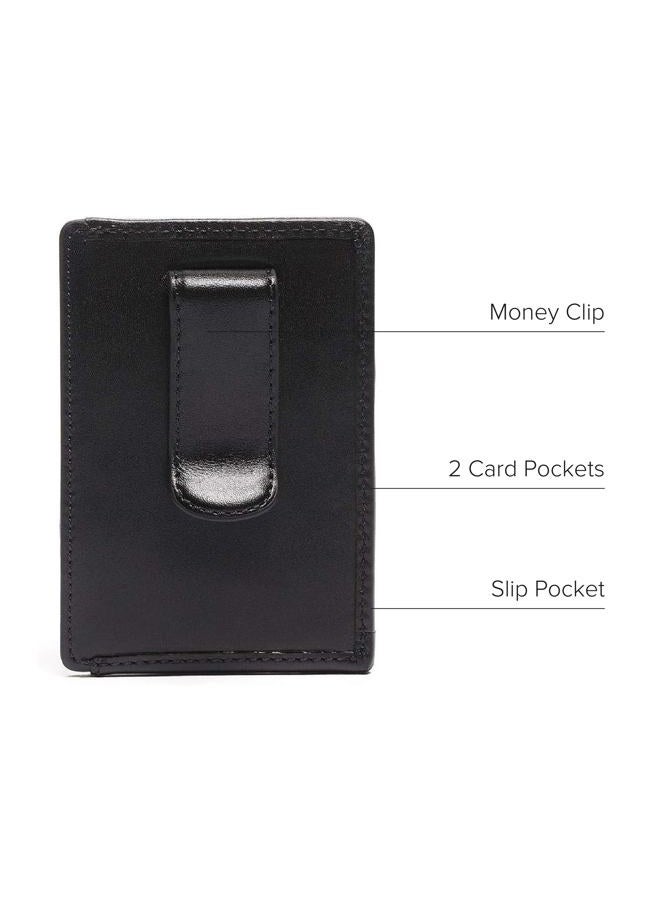 Tumi Alpha Money Clip Card Case Wallet for Men - Black - Image 5
