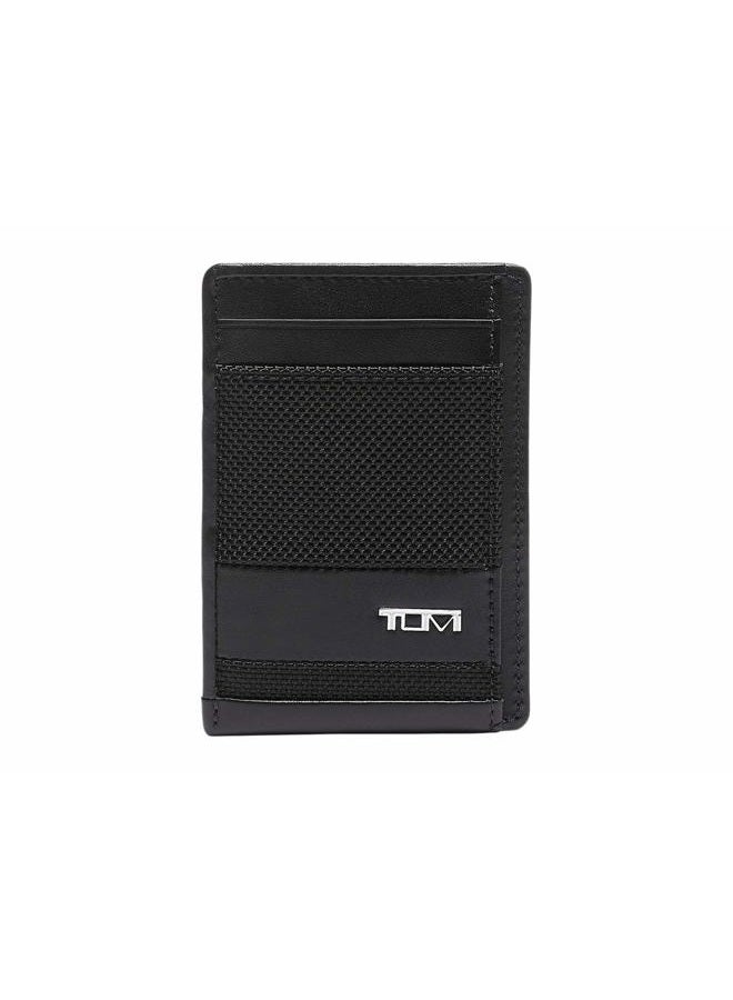 Tumi Alpha Money Clip Card Case Wallet for Men - Black - Image 4