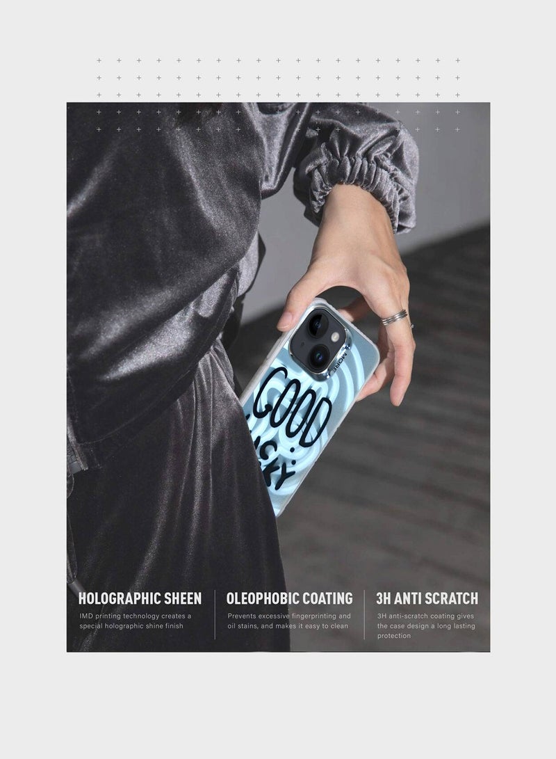 Wtech More Series Colorful Design Protective Case Cover For Apple iPhone 14 2022 Silver/White - Image 5