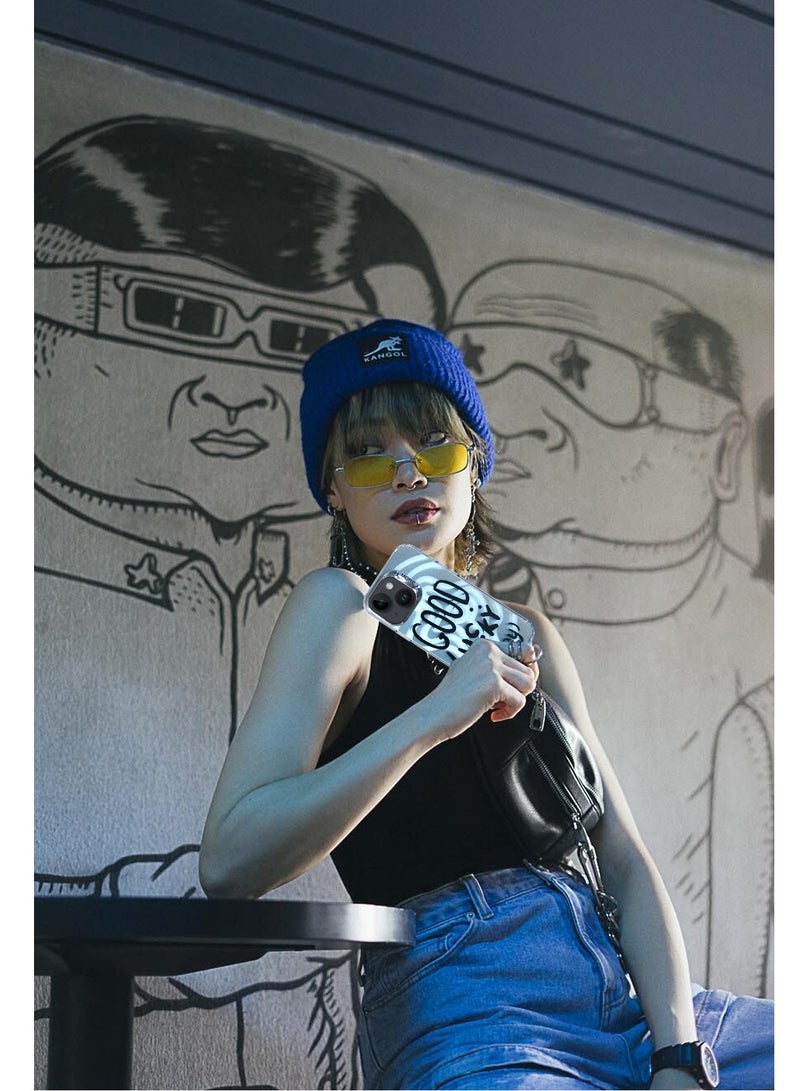 Wtech More Series Colorful Design Protective Case Cover For Apple iPhone 14 2022 Silver/White - Image 4