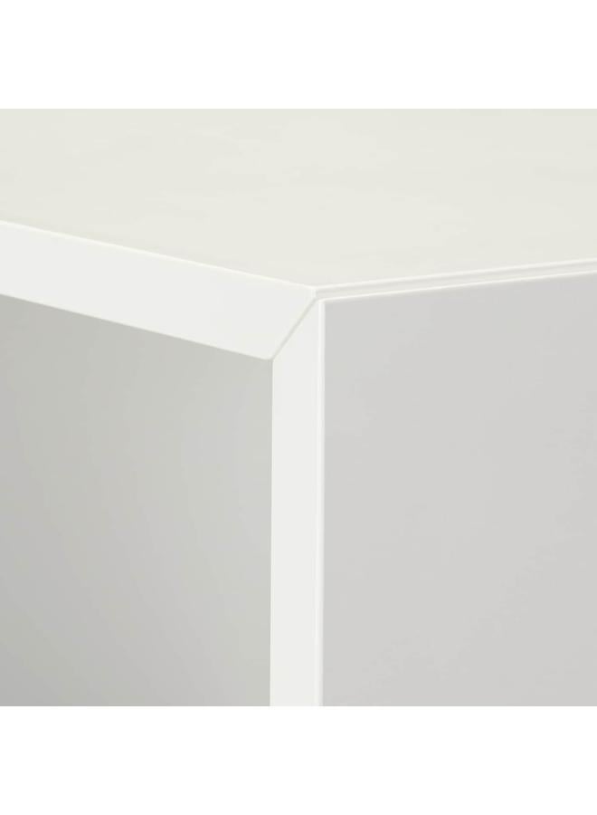 Zaboon Wall-Mounted Shelving Unit W 4 Comp, White, 70X35X70 Cm - Image 4