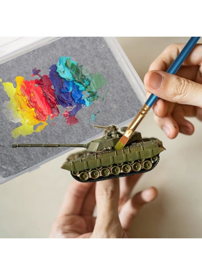 Garpernics Stay Wet Palette for Acrylic Painting Garpernics Wet Palette Tray with Sponges and 100 Papers for Acrylic Paints, Keep Paint Wet and Fresh for Miniatures - Image 2