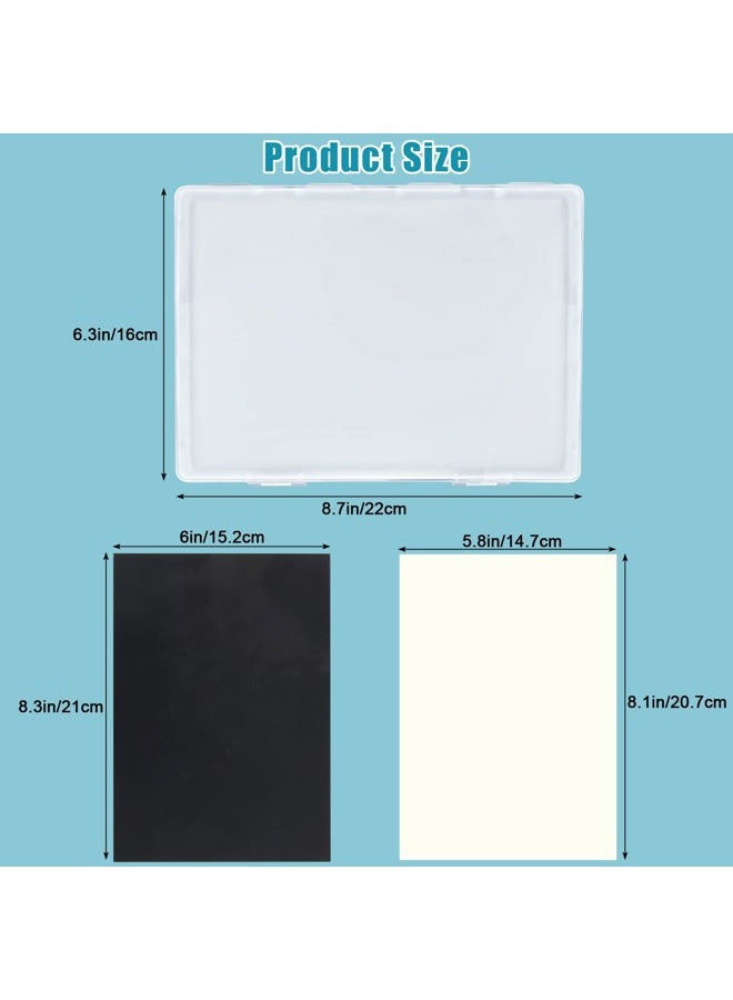 Garpernics Stay Wet Palette for Acrylic Painting Garpernics Wet Palette Tray with Sponges and 100 Papers for Acrylic Paints, Keep Paint Wet and Fresh for Miniatures - Image 5
