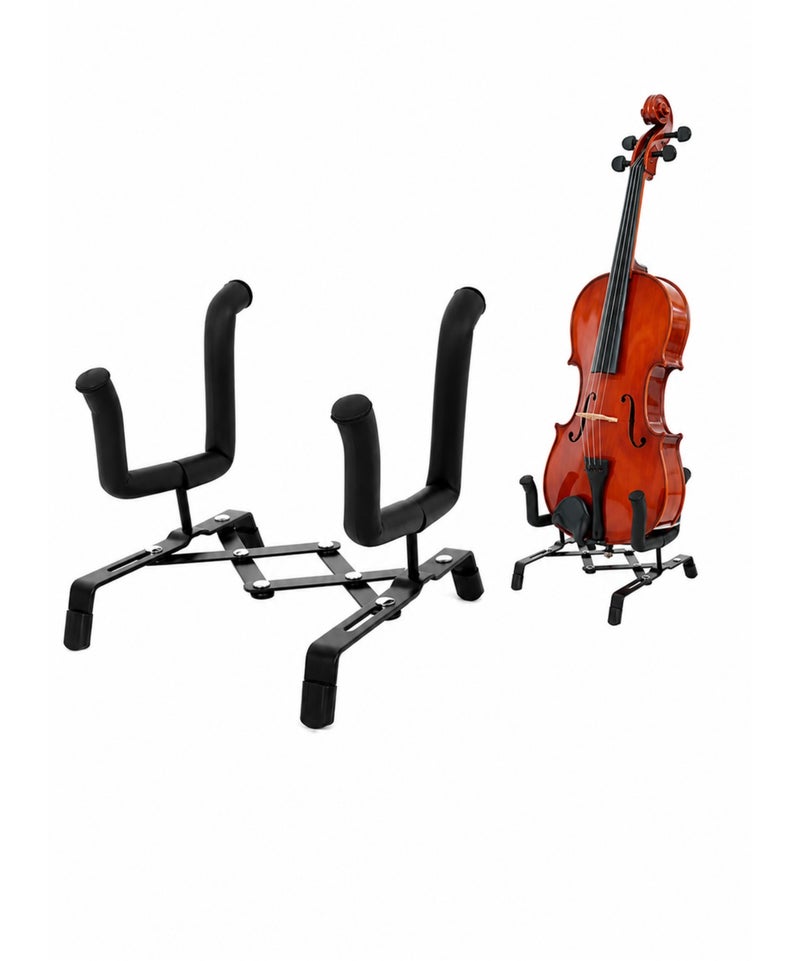 Megarya Universal Musical Instrument Stand, Padded Floor Stand with Wide Stable Base & Protective Support Arms, Compact Instrument Holder for Violin & Compatible String Instruments - Image 1