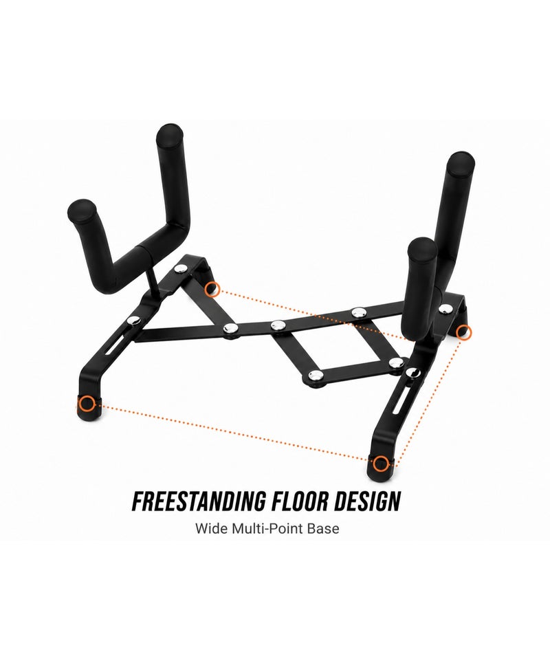 Megarya Universal Musical Instrument Stand, Padded Floor Stand with Wide Stable Base & Protective Support Arms, Compact Instrument Holder for Violin & Compatible String Instruments - Image 5