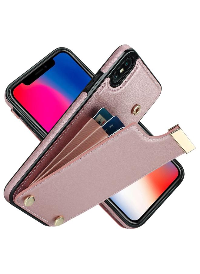 S-TOP Case For iPhone XS Max Metal Buckle Card Slots Phone Case - Image 2
