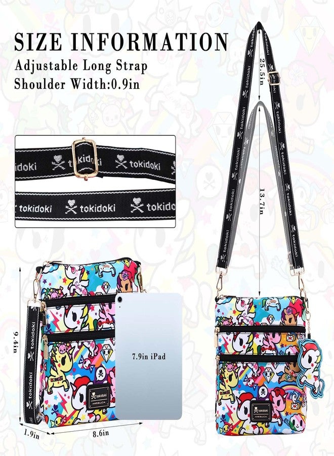 Tokidoki Small Cell Phone Purse for Women,Mini Cute Crossbody Cellphone Bags for Wallet Phone with Adjustable Strap - Image 5