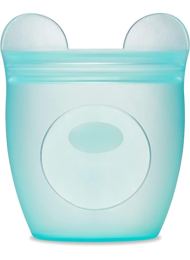 Zip Top Reusable 100% Silicone Baby + Kid Snack Containers - Full Set of 4 - Image 3