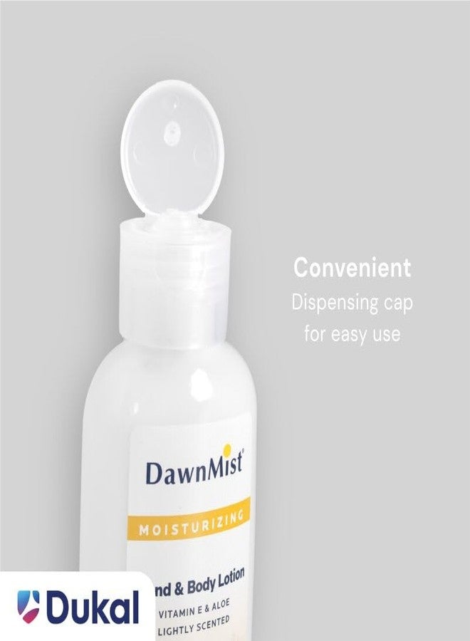 DAWNMIST Dukal Hand and Body Lotion with Dispensing Cap, 2 oz. - Pack of 5 Travel-Sized Moisturizing Bottles for Soft, Hydrated Skin - Image 4
