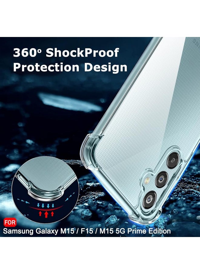 ذا جيفت كارت غطاء خلفي من TheGiftKart لهاتف Samsung Galaxy M15 / F15 / M15 5G Prime Edition | جراب TPU شفاف ناعم مقاوم للصدمات | حواف مبطنة لتوفير أقصى قدر من الحماية لهاتف Samsung M15 / F15 5G (TPU، شفاف)  - Image 4
