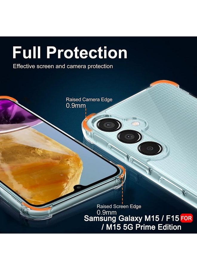 ذا جيفت كارت غطاء خلفي من TheGiftKart لهاتف Samsung Galaxy M15 / F15 / M15 5G Prime Edition | جراب TPU شفاف ناعم مقاوم للصدمات | حواف مبطنة لتوفير أقصى قدر من الحماية لهاتف Samsung M15 / F15 5G (TPU، شفاف)  - Image 3