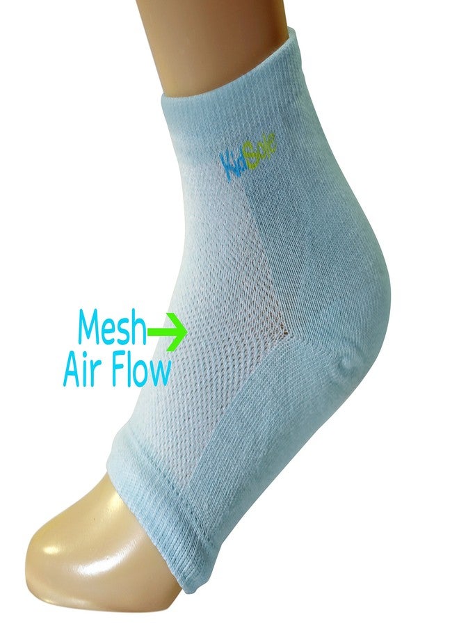 KidSole RX Gel Sports Sock for Kids with Heel Sensitivity from Severs Disease, Plantar Fasciitis. US Kid's Sizes 2-7 (Blue) - Image 2