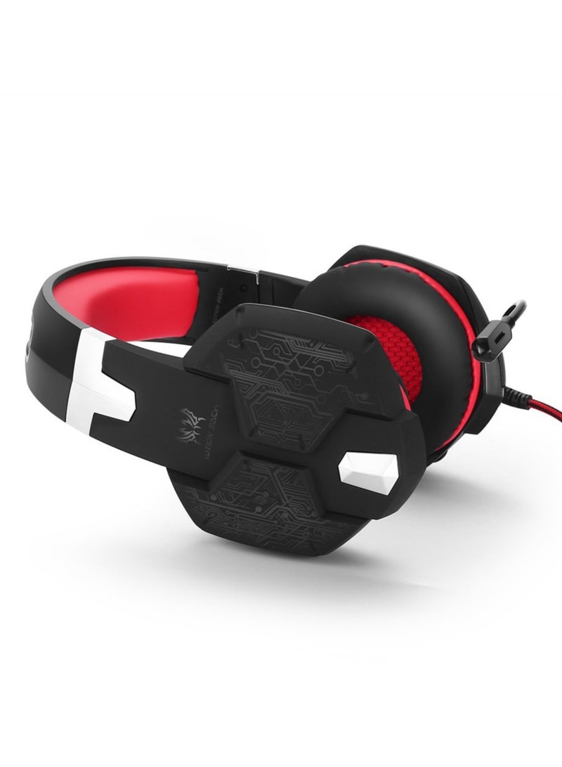 سماعة الألعاب السلكية المضيئة