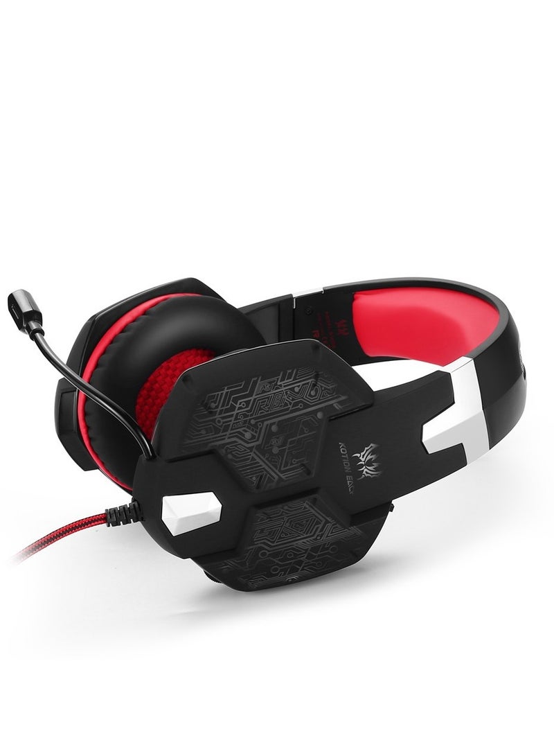 سماعة الألعاب السلكية المضيئة