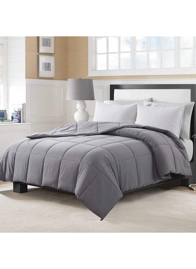 CULTIVER CULTIVER All Season Reversible Quilted Comforter Blanket Duvet 200 GSM Machine Washable Lightweight Comforter Single Bed 60x90 Inches  - Image 2