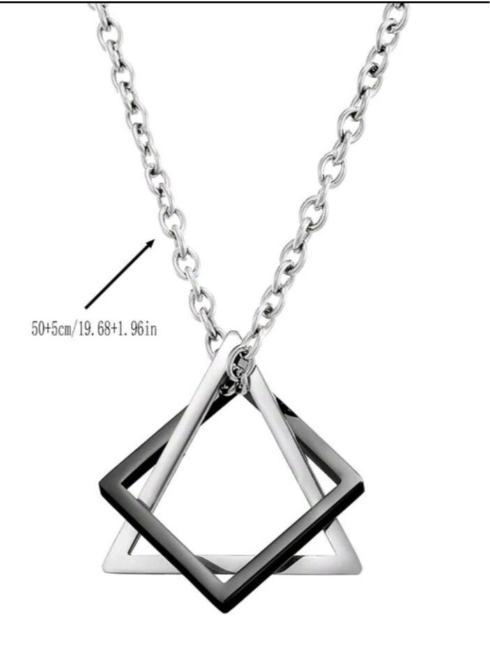 Dealspick Elegant Fashionable Stainless Steel Necklace For Men  - Image 3