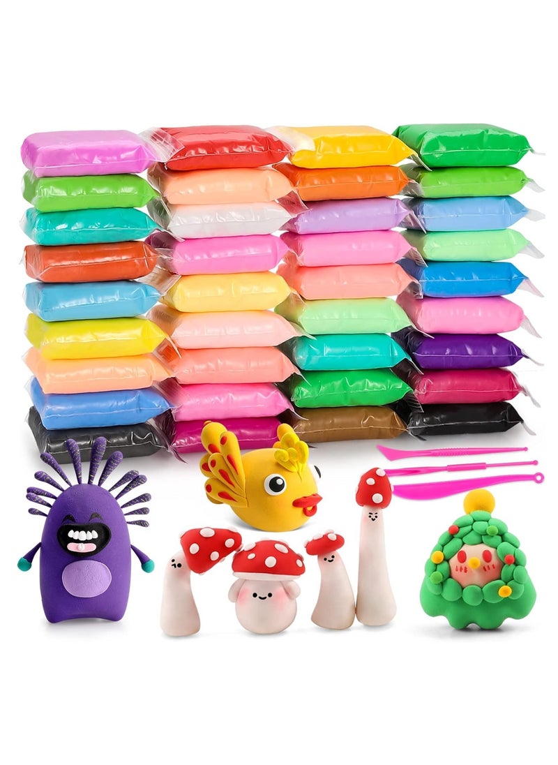 HaHaHai - 36 Colors Plasticine for Kids Education, Diy Clay Ultralight Modeling, Interactive Educational Children Toys - Image 1